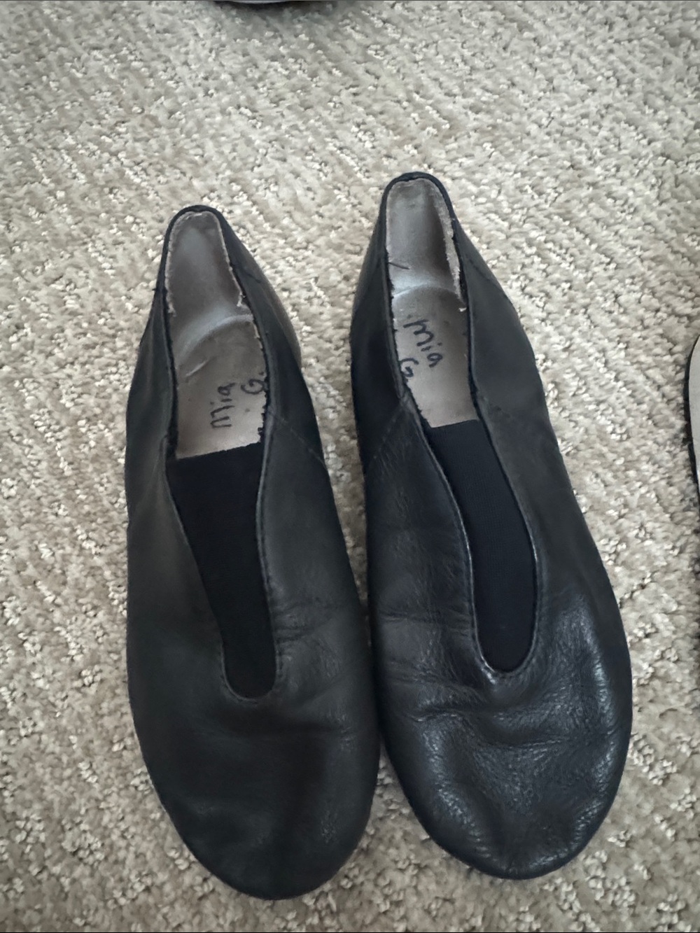 Bloch Black Kids Dance Slip-On Jazz Shoes